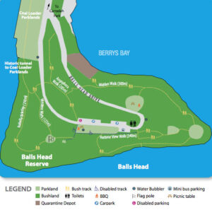 Balls Head Reserve Map