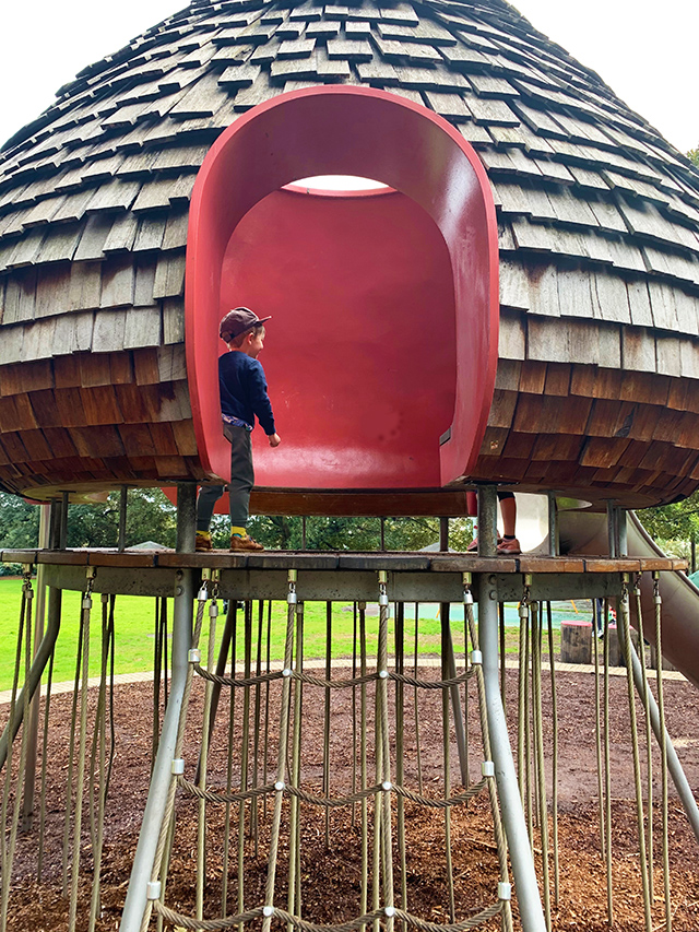 Inside the cubby house - Jubilee Park