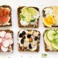 Healthy eating sandwiches
